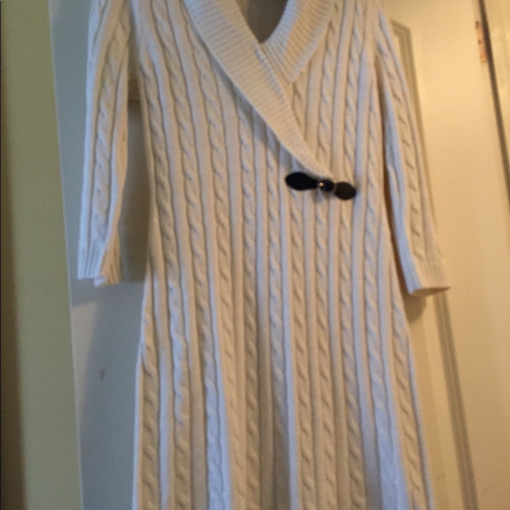 Knit sweater dress